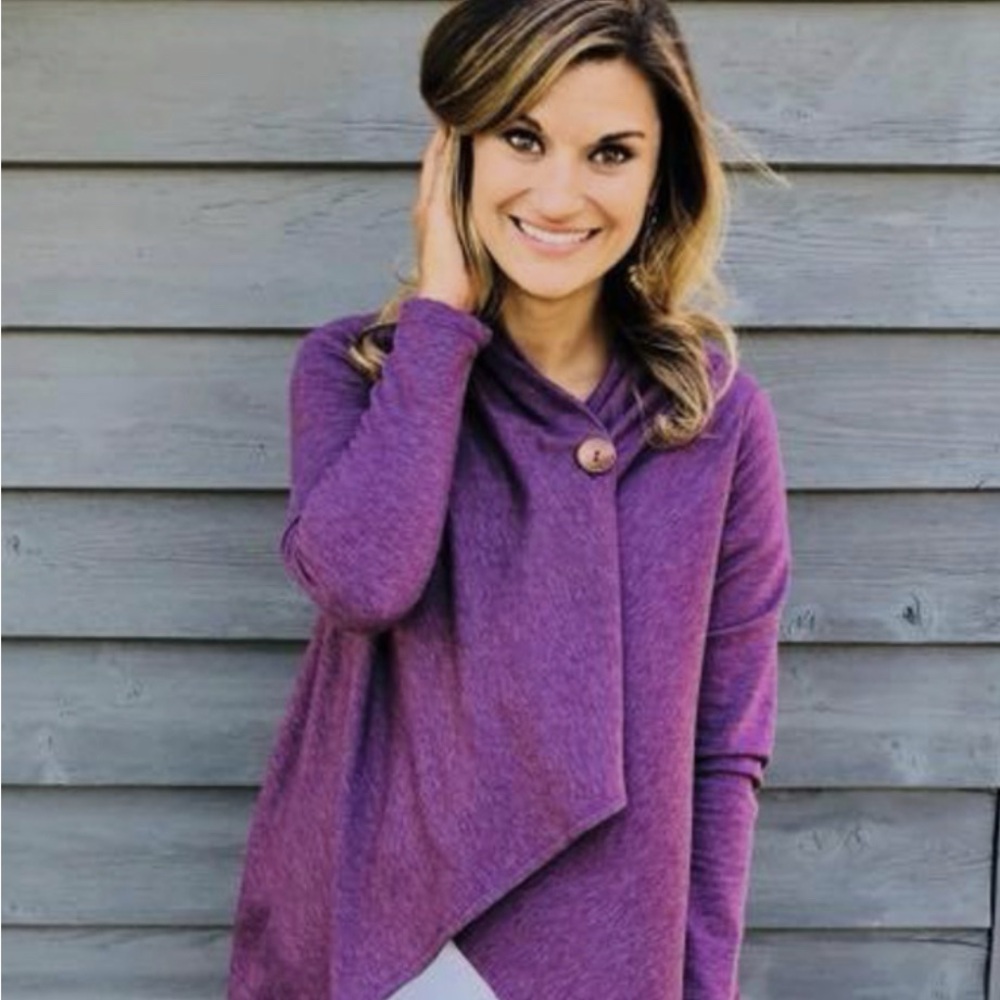 Purple Women's Bobeau Kimono